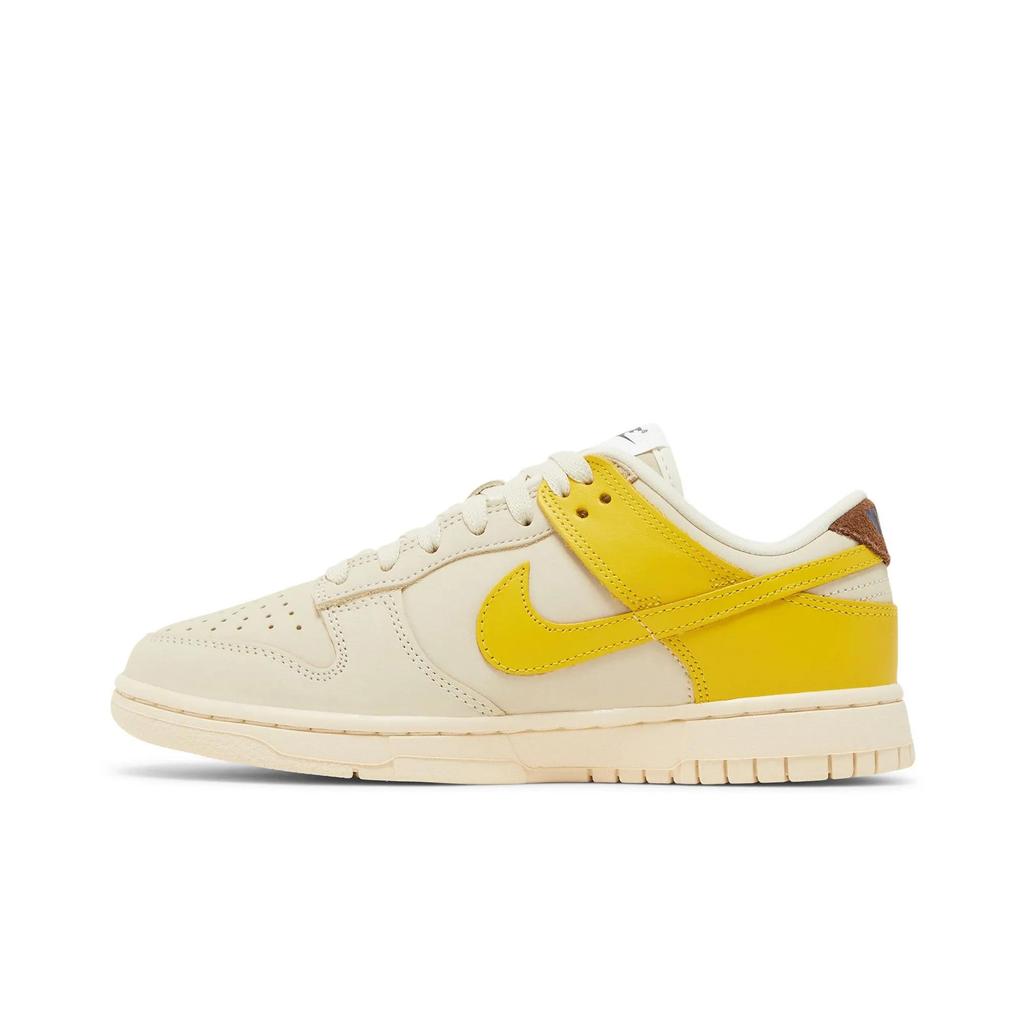 Nike Womens Dunk Low LX 'Banana' (women's sizes) Coconut Milk / Vivid Sulfur / Cacao Wow Skate Shoes DR5487 100