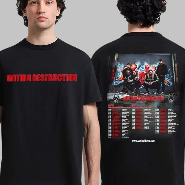 Within Destruction 2026 World Tour Europe UK And USA Schedule Dates T-T-shirt S