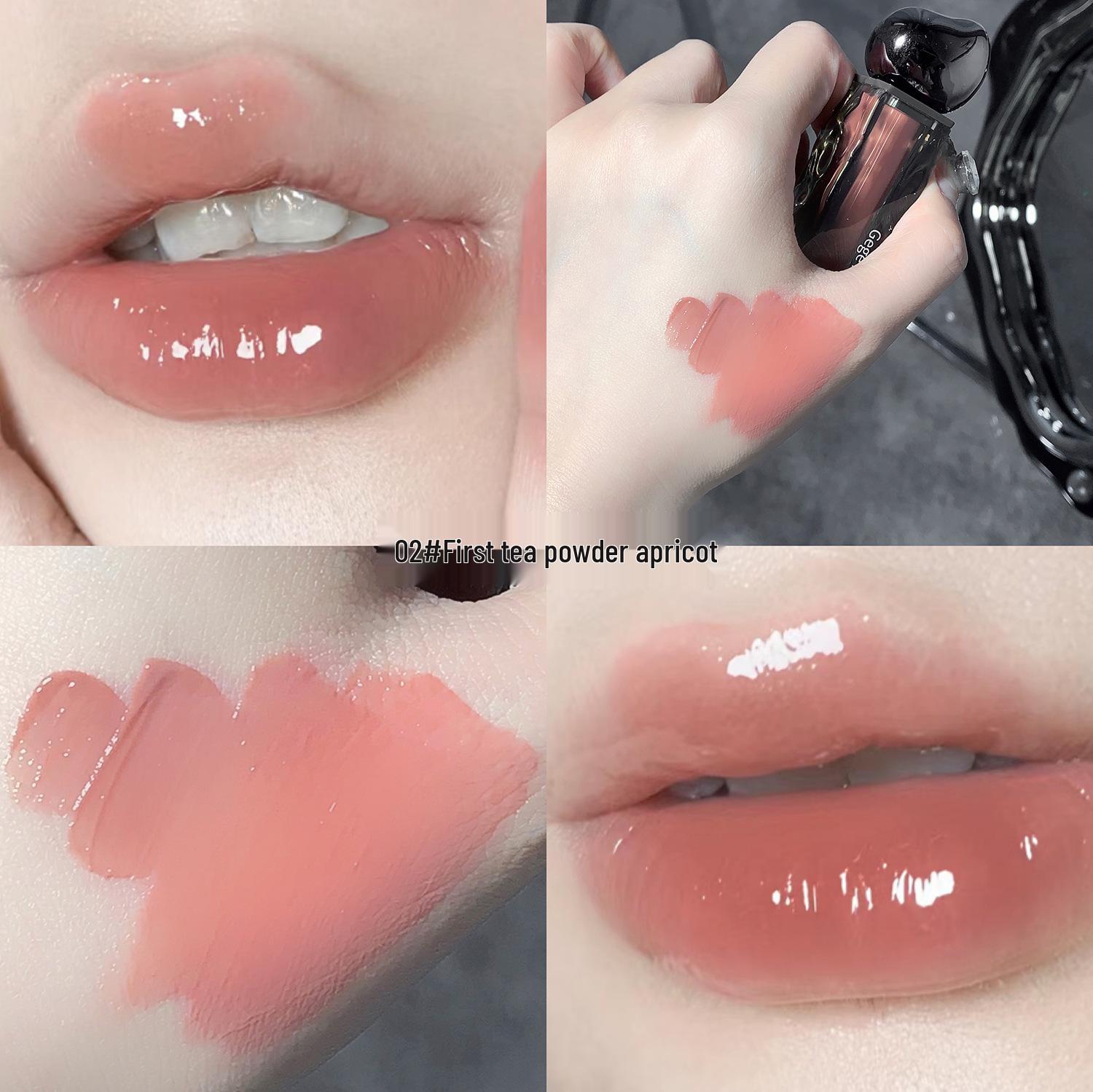 

Gegebear Gogo Little Bear Glacier Lava Lip Glaze - Water Light Plump Lipstick