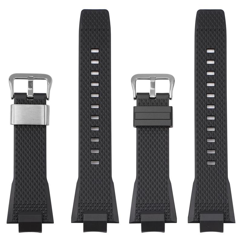 Watch Accessories For Casio G-SHOCK GST-B400 Series Resin Strap Men's Sports Waterproof Rubber Replacement Watchband Bracelet