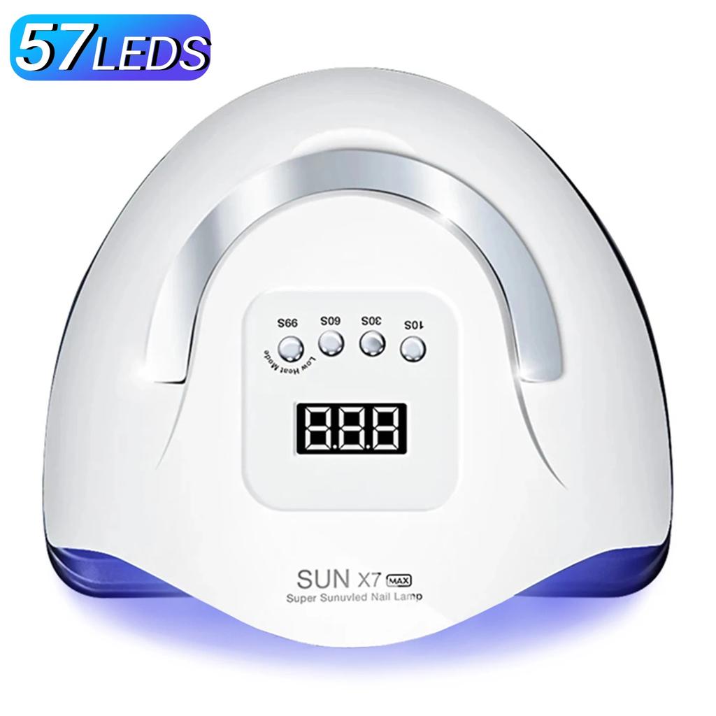 380W UV LED Lamp For Nails 81LEDS Nail Drying Lamp Fast Dry Nail Gel Polish Lamp With LCD Screen Auto Sensor Nail Equipment
