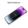 JUNSUNMAY 25Pcs For iPhone 15 Pro Max Tempered Glass Screen Protector Anti Drop Explosion-Proof HD Clear Film