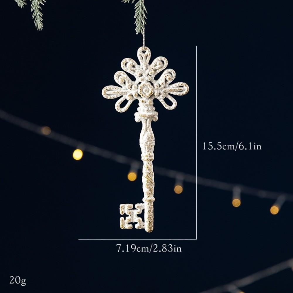 Textured Surface Xmas Hanging Pendants Assorted Shapes Christmas Baubles  Christmas Tree Decor