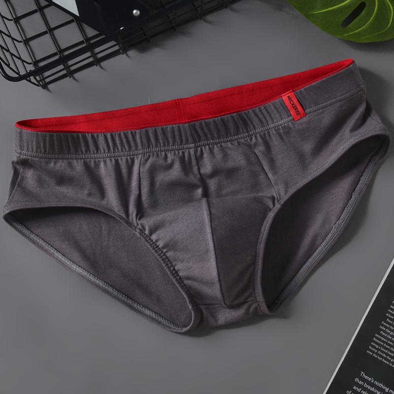 Slip a Triangolo Uomo alla Moda a Vita Bassa in Cotone Monocolore