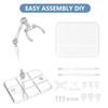 New Transparent Action Figure Display Stand Movable Rack Gundam Models Assembly PVC Action Figure Base Dolls Accessories