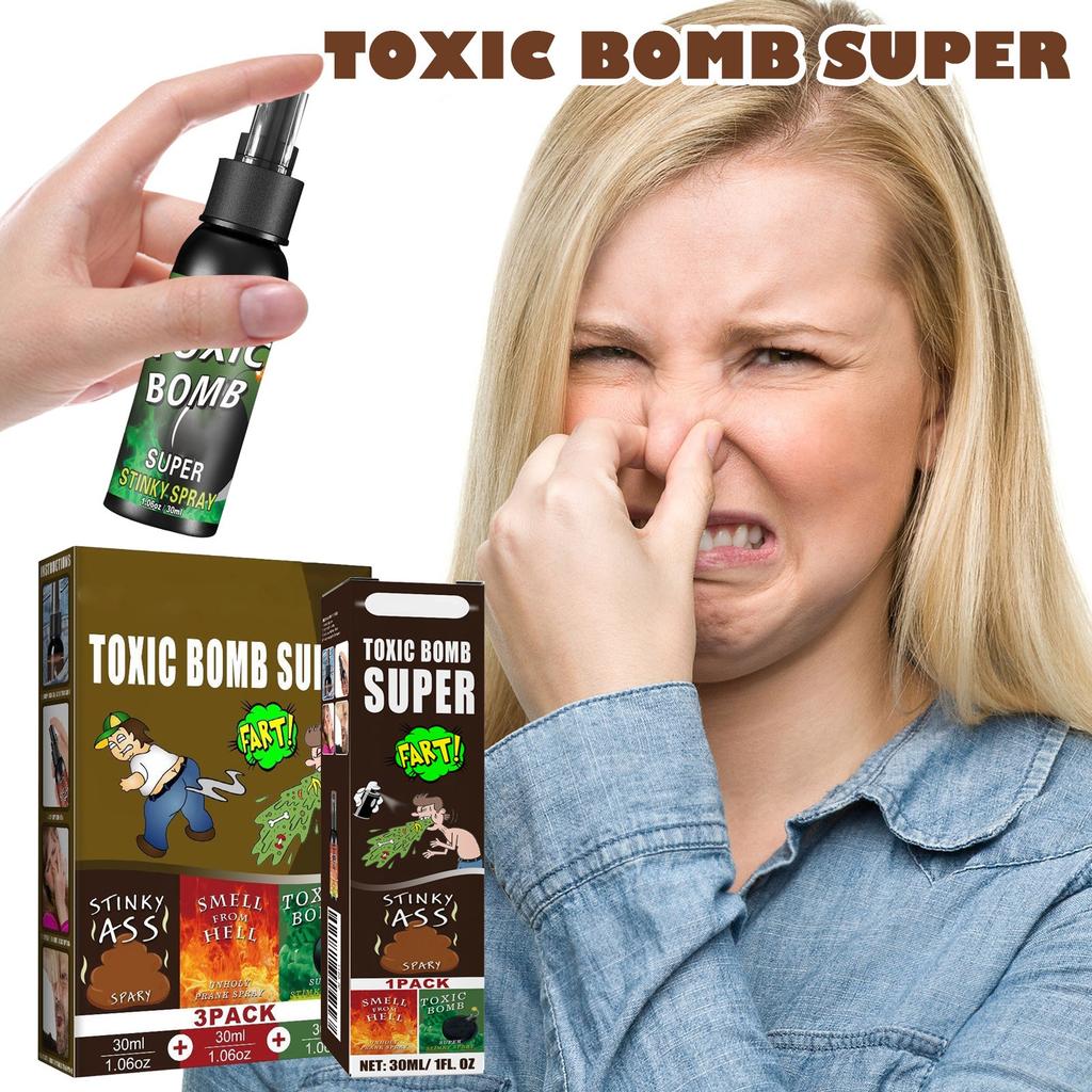 Novelties Liquid Fart Gag Prank Joke Spray Can Stink Bomb Smelly Stinky Gas 90ML
