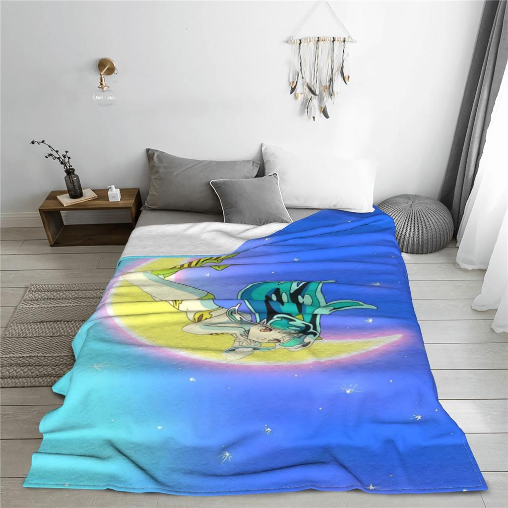 Anime Urusei Yatsura Moon Blanket Quality Super Soft Throw Blanket Winter Girls Boys Home Decor Pattern Bedspread