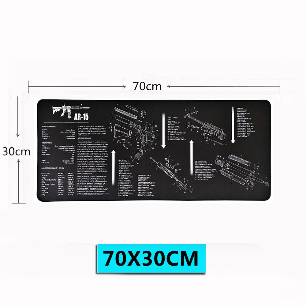 

AR-15 Коврик для мыши большого размера, резиновый коврик для игровой клавиатуры, защитный коврик для рабочего стола, домашнего офиса 2mm