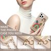 Noctilucent Crossbody Bag Faux Leather Phone Case for IPhone16 15 14 13 12 11 7 8 XS XRSeries Multi-card Slot, Bracket Function