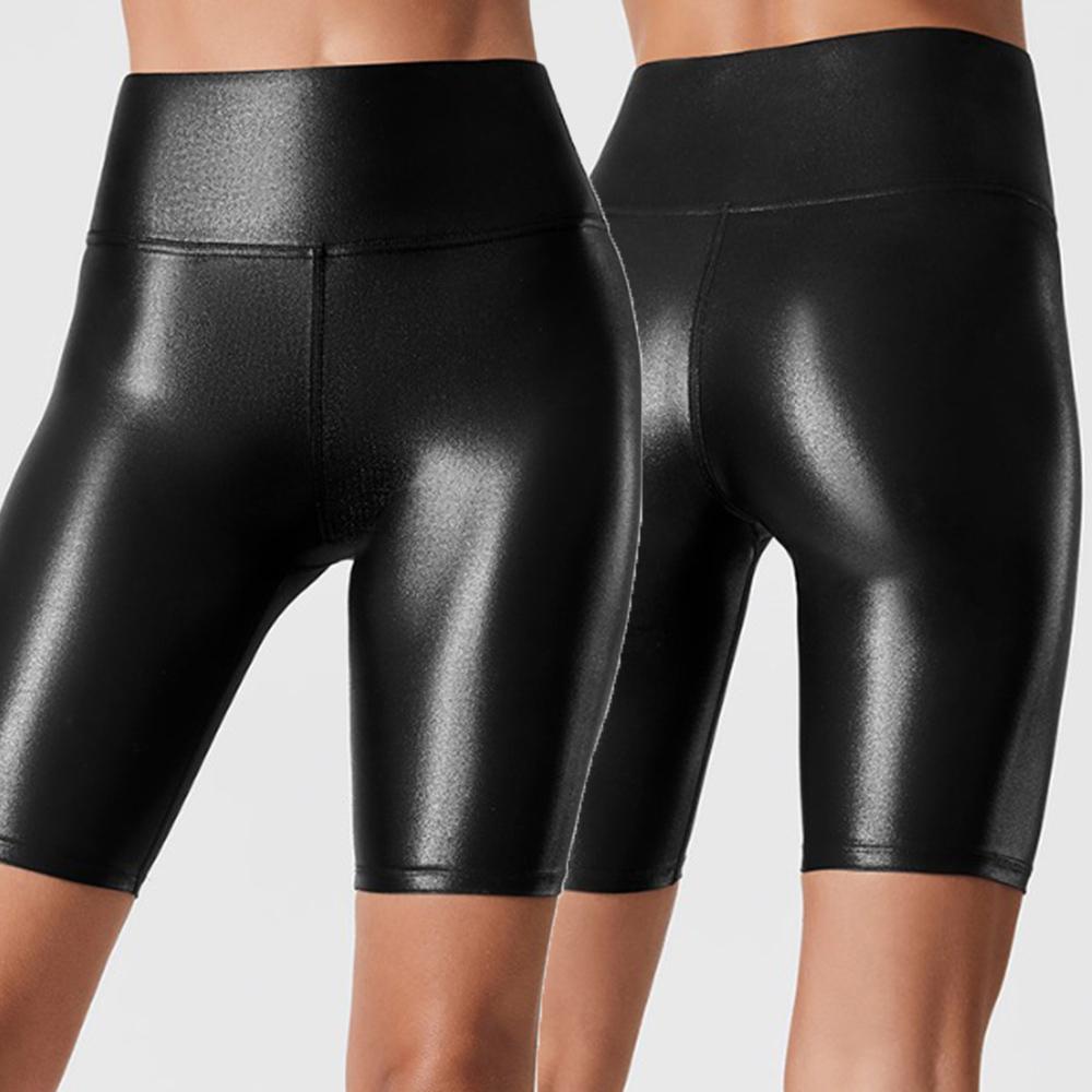 Buy Women Wet Look Hot Pants Clubwear 