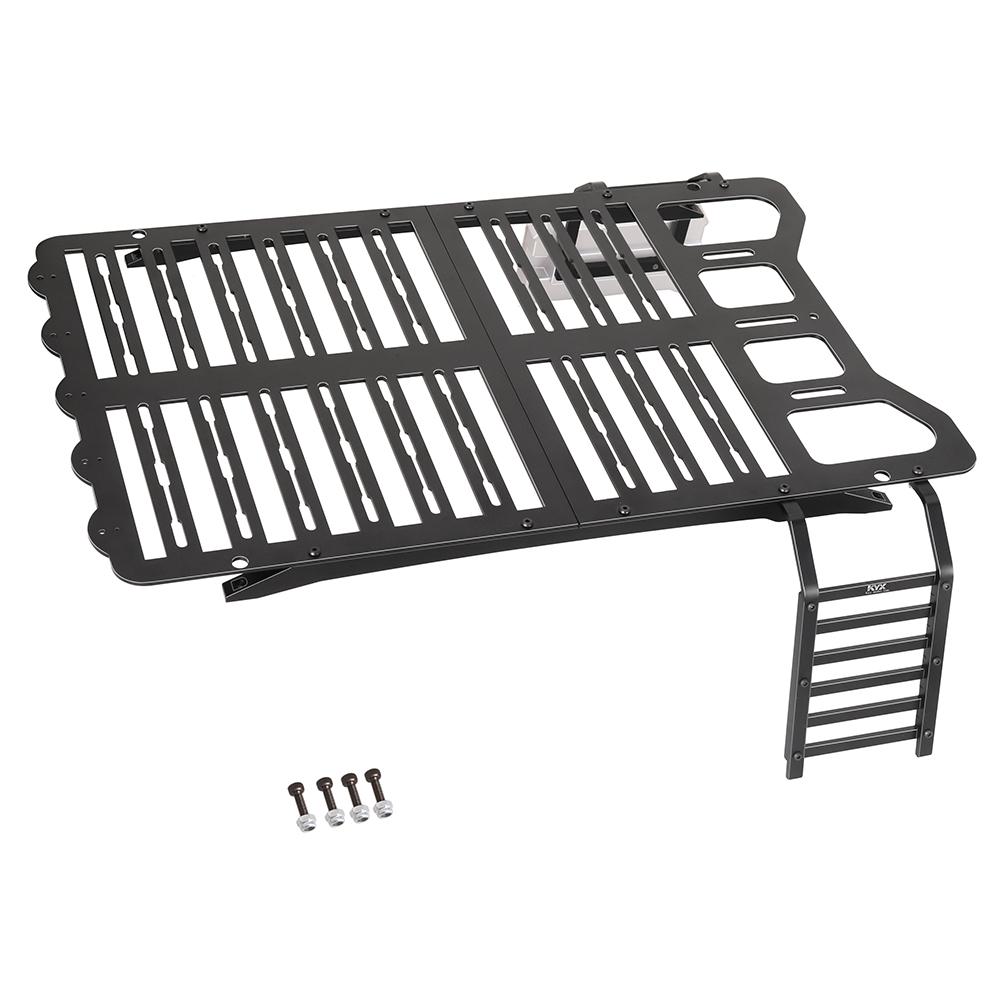 

KYX Racing Aluminum Roof Rack 355*220mm for 1/6 RC Crawler Car Axial SCX6 Upgrades Parts Accessories чорний