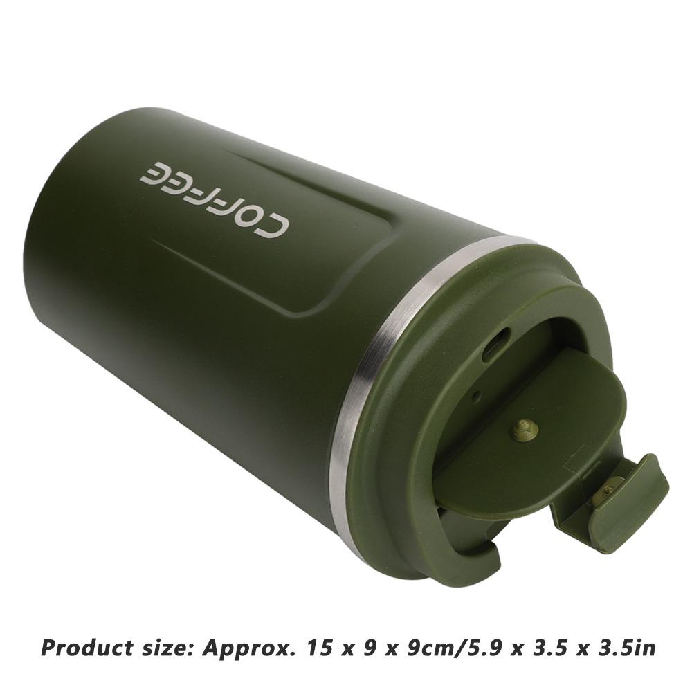 Double Layer Coffee Cup Vacuum Insulated Travel Mug Portable Insulated Mug  Cold Drinks