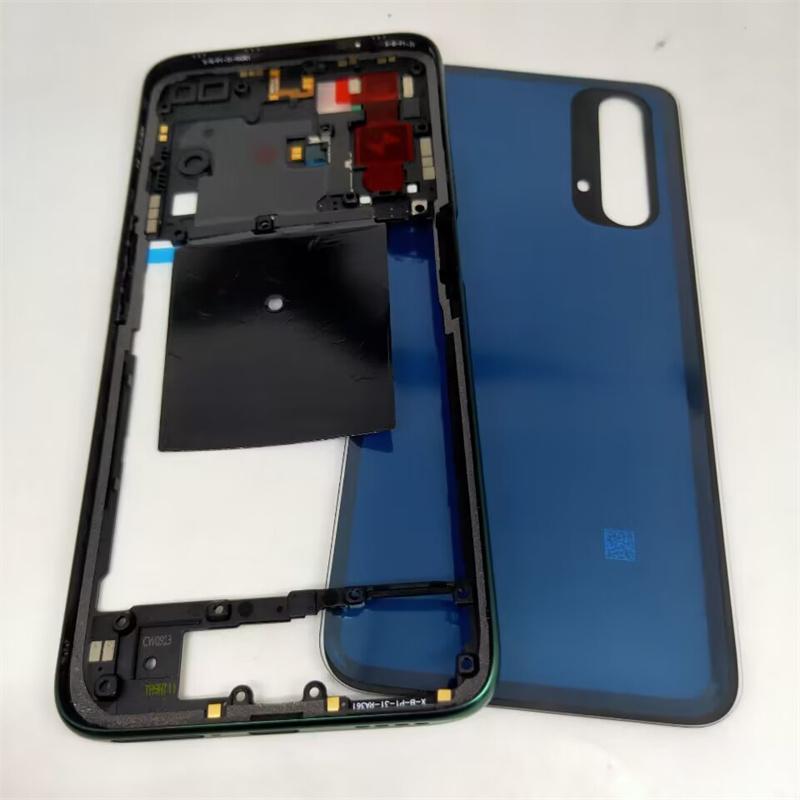 Full Housing For Oppo Realme X50 5G RMX2144 Middle Frame+Back Battery Cover Door Panel Housing Repair parts