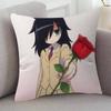 Anime Watamote Game For Cartoon Print Peripheral Pillow Case Cushion Cover Home Decor Birthday Gift Pillowcover