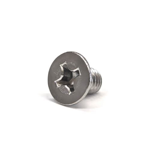 [M6x10] Stainless Steel Flat Head Machine Screws (10 Pieces)