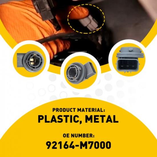 Fit for - Kia Forte Front LH or RH Turn Signal Socket 92164-M7000 US