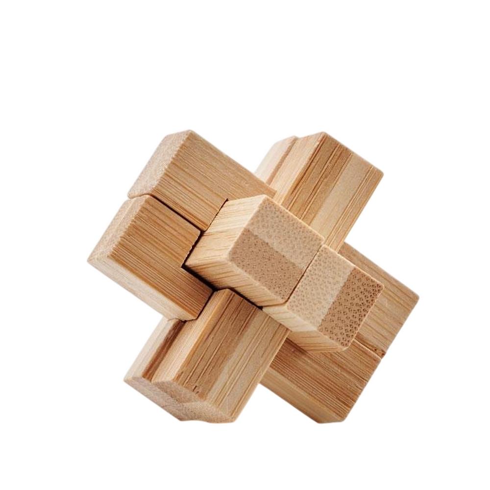 MidOcean Squarenats Bamboo Puzzle Brain Training Game