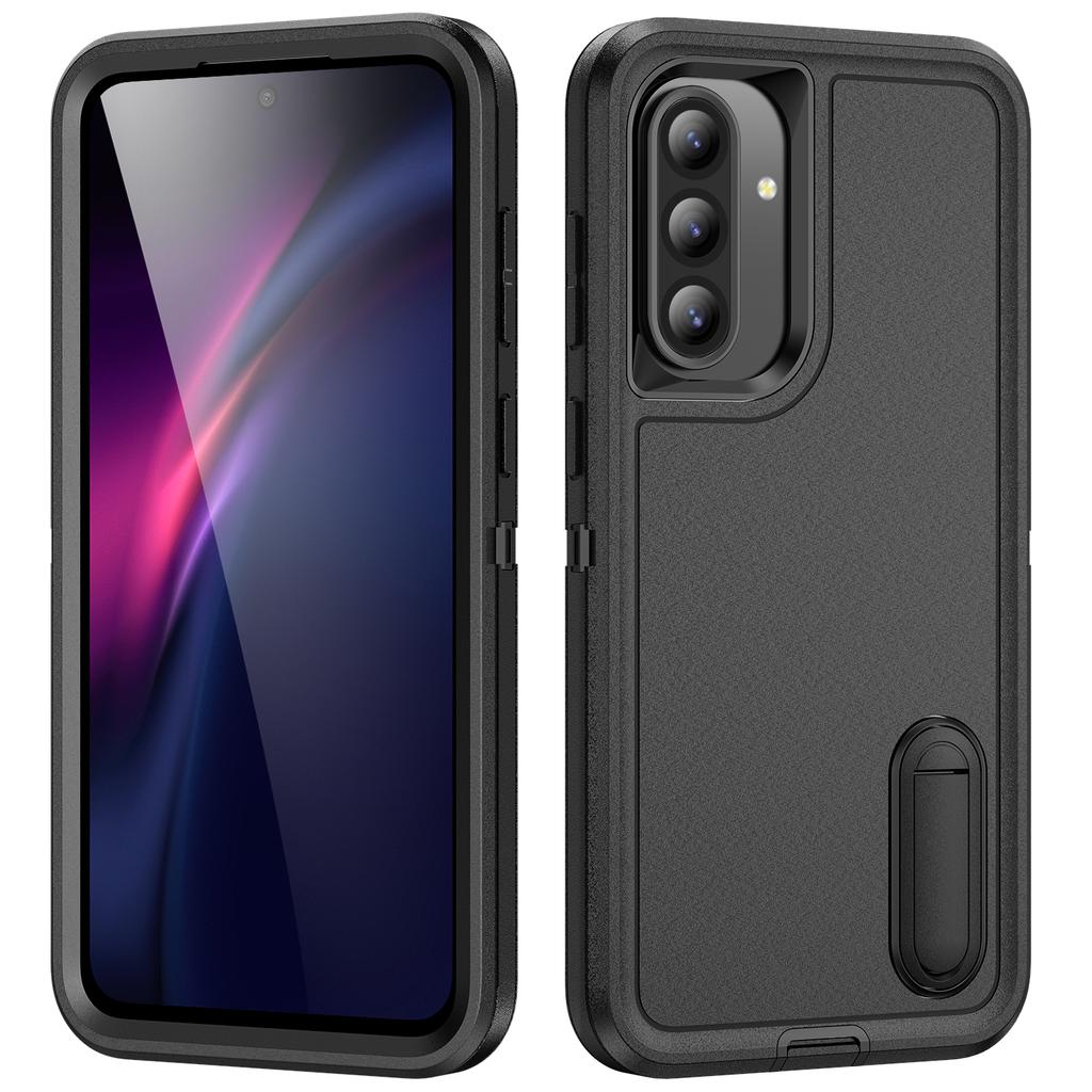 New Samsung A56 Full Surround Frosted Anti Drop Dustproof Bracket Phone Case Skin Friendly Heat Dissipation Protective Cover