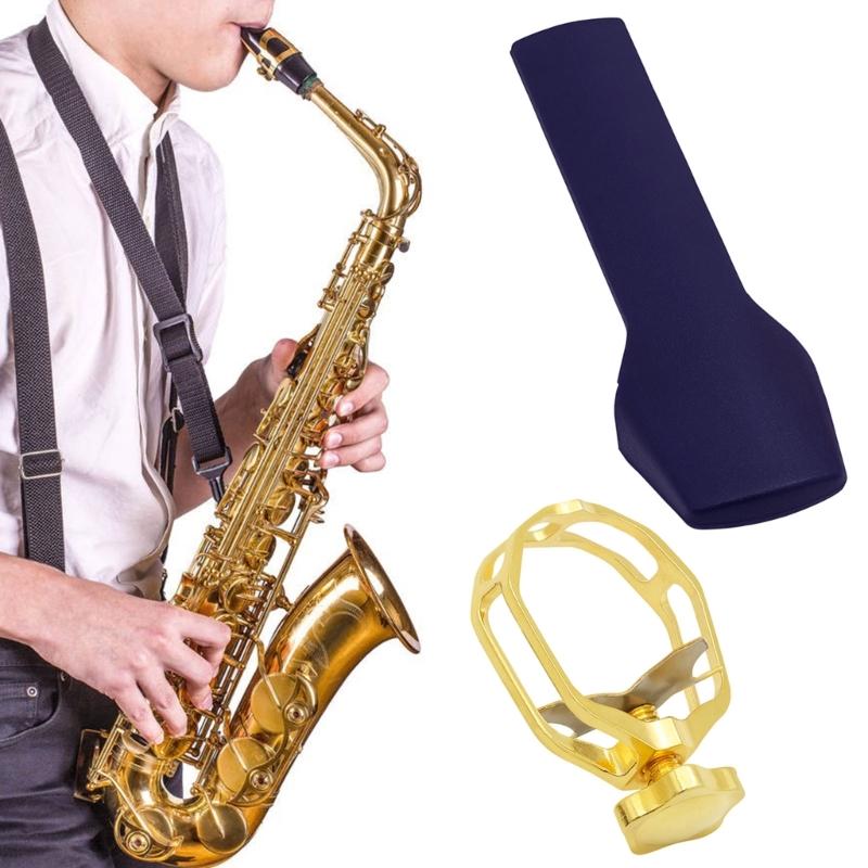 Alto Sax Clarinet Mouthpiece Ligature Saxophone Parts Clip Ligature Single Screw