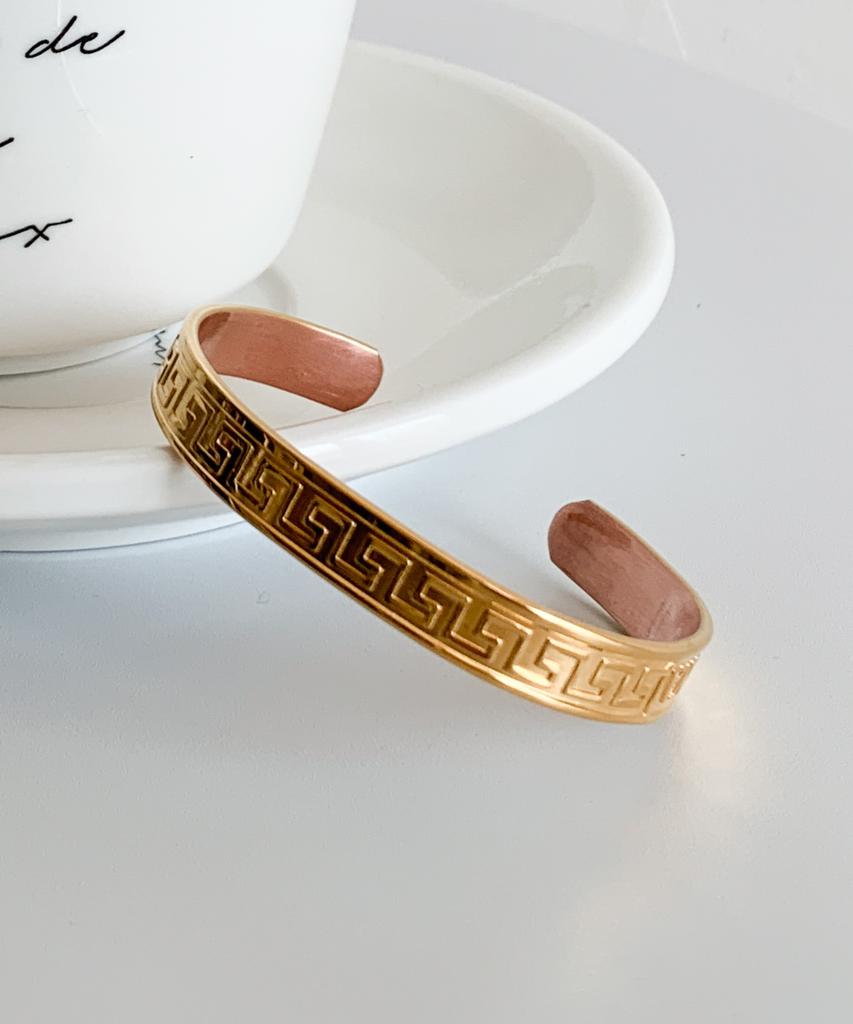 Sabona London G3 Gold Plated Olympia Copper Bangle