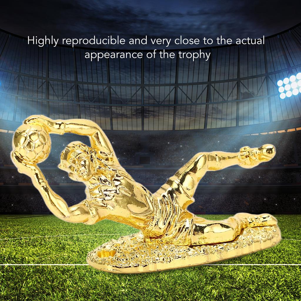 Metal Football Best Goalkeeper Trophy Cup Soccer Trophy Ornaments & Football Fan Souvenirs