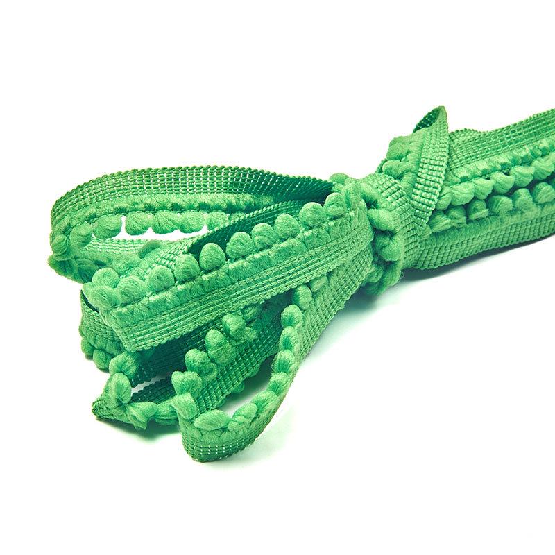 1.3cm Colorful Wool Ball Ribbon for DIY Hair Accessories and Home Textile Decor