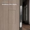 Invisible Room Door Lock Hidden Outward-opening Wooden Door Handle Magnetic  Handle Indoor Silent Secret Door Lock