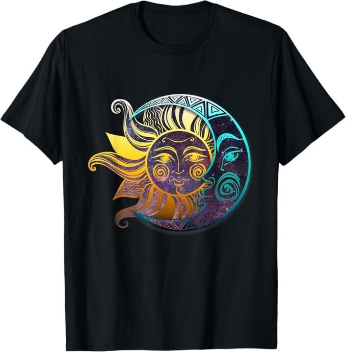 Live By The Sun Love By The Moon Spirituality Gift Bohemian T-Shirt S