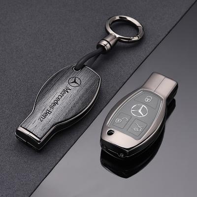 Für Mercedes Benz A B C E-Klasse GLS GLA GLK GLC CLS CLA AMG W176 W204 W205 W212 W463 Leder Auto Fernbedienung Schlüsselhülle Abdeckung Schale QQ74