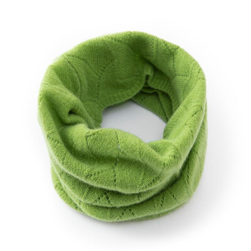 100% Wool Knit Neck Warmer Unisex Winter Scarf Lightweight Warm Cowl Outdoor Streetwear