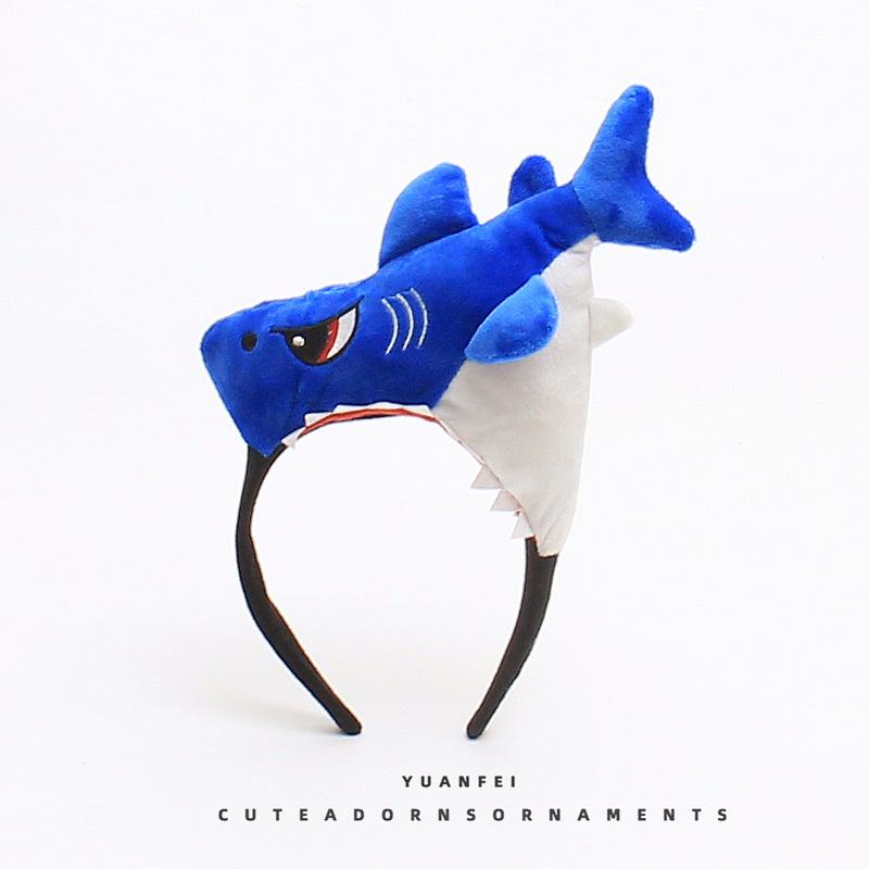 Cute Dinosaur & Shark Headband for Face Washing, Photos, and Performances - Perfect for Adults & Kids