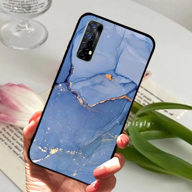 Pro Realme 7 4G 5G RMX2155 Pouzdro Kryt telefonu Silikonové Měkké TPU Zadní kryty pro Realme 7 Pro Pouzdro Realme7 RMX2151 Nárazník Fundas