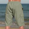 Men's Breathable Loose-Fit Cargo Casual Shorts with Pockets.