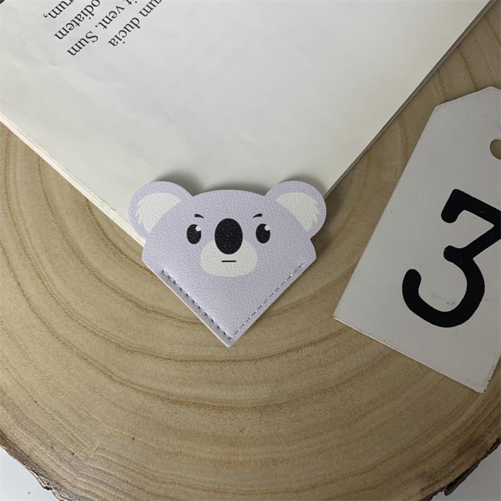 Leather Animal Shaped Bookmark Adorable Kids Reading Gifts Premium Book Page Holders Book Lovers Koala