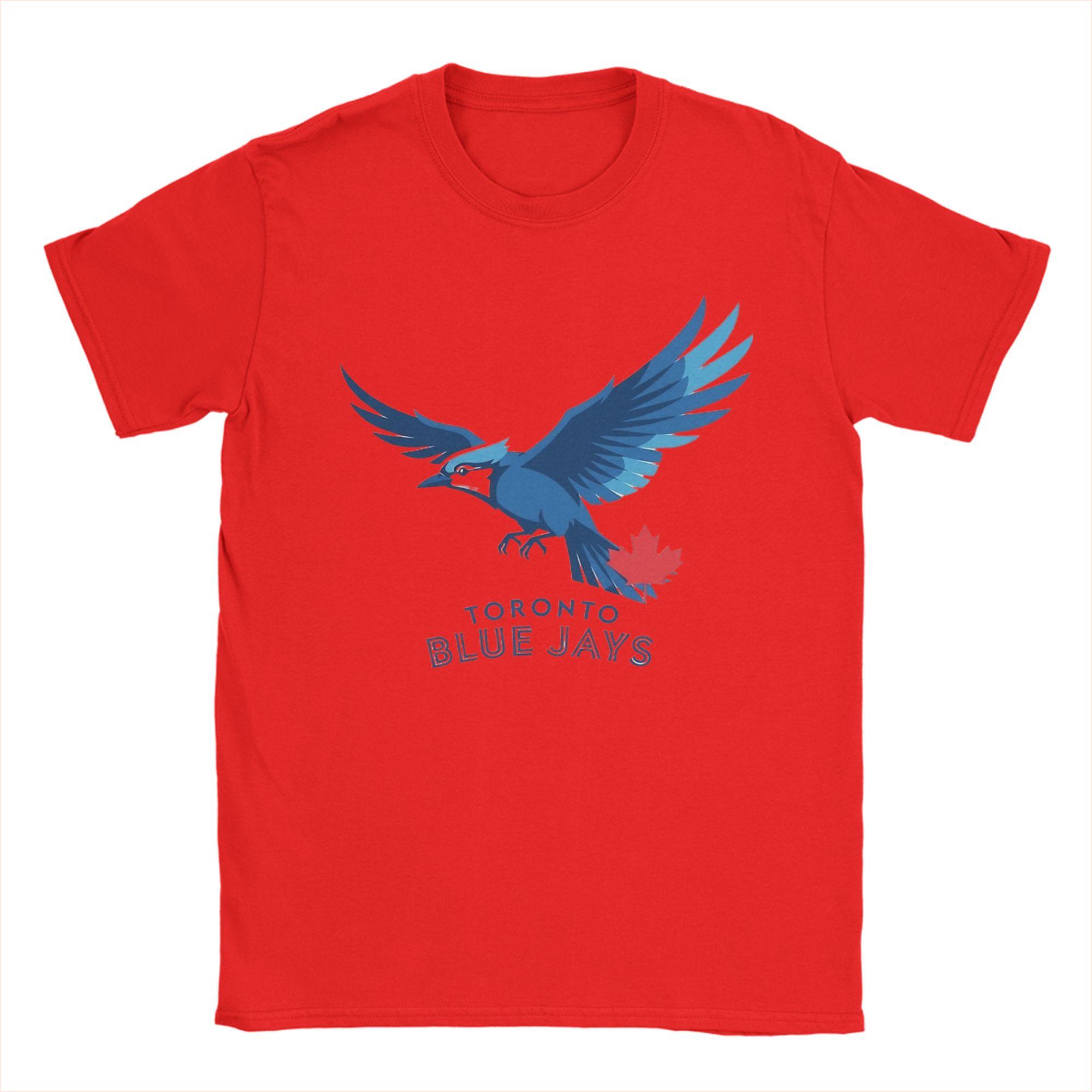 

BlueJaysBird Toronto Unisexs T Shirt Novelty Tee Shirt Short Sleeve Crew Neck TShirt Pure Cotton Plus Size Clothing S
