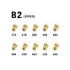 10Pcs Motorcycle Carburetor Main Jets Slow Pilot Jets M5 6mm Thread for PWK Keihin OKO CVK Carb Set Injector Nozzle