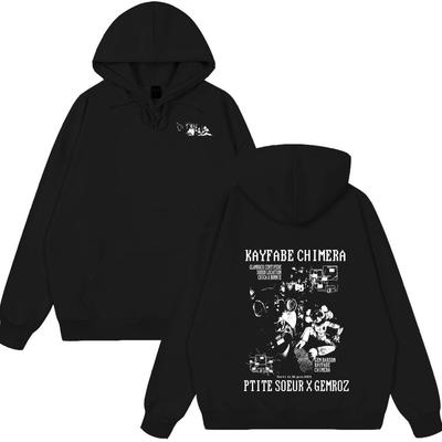 Rapper Ptite Soeur Gemroz KAYFABE CHIMERA Album Hoodie Men Women Fashion Pop Music Male Oversized Hoodies Winter Spring Clothing