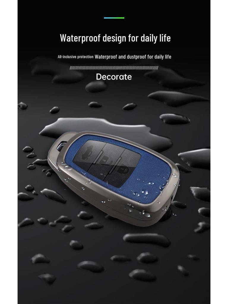 Compatible FAW Besturn X80 Key Cover for 17-18 Models - Smart Key Remote Protective Shell
