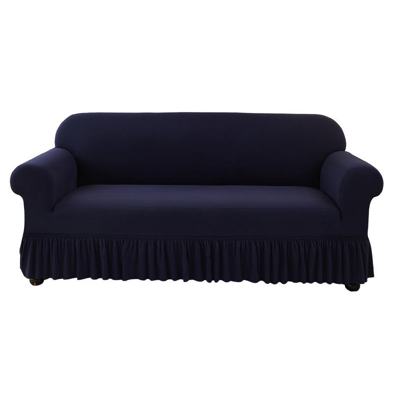 Sofa Cover Full Cover Sofa Towel Four Seasons Full Cover Elastic Milk Silk Sofa Cover Combination Sofa Skirt