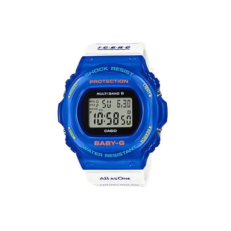 CASIO BABY G Collection Solar Quartz Movement Watch Women s Watch Blue Dial BGD-5700UK-2JR Blue Watch Case
