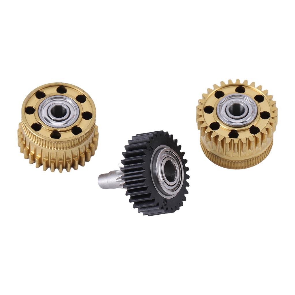 Extruder Gear Kit Replacement for Creality K2 Plus 3D Printer All Metal Extruder Gear with DLC Coating