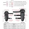 Set di Protezioni per Motociclista da Uomo VEMAR Approvato CE Protezioni per Ginocchia e Gomiti Attrezzatura Sportiva Protezione Anti-Graffio per il Corpo