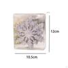 6 Pieces Christmas Glittering Snowflake Ornaments 12x10.5cm Multipurpose for DIY Craft Projects PP