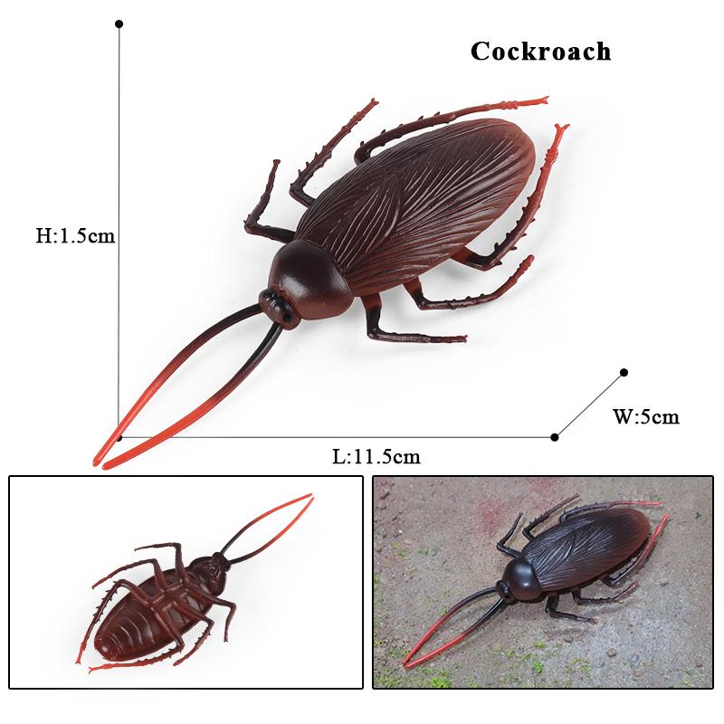 Oenux New Insect Animals Model Butterfly Bee Dragonfly Mantis Ant Snail Action Figures Jouet Collection Decor Kids Education Toy