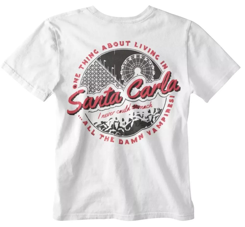 Santa Carla T-shirt The Lost Boys Retro Zombies Vampires Movie Film Tee 80s Unisex T-Shirt L