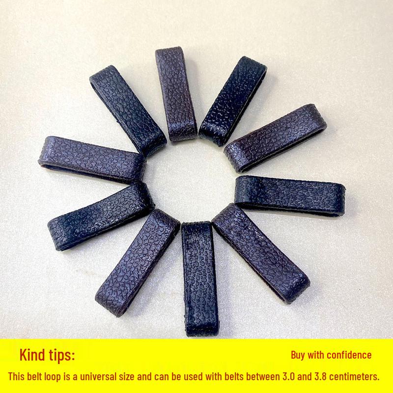 Durable Leather Belt Loops and Rings for Men's & Women's Trousers