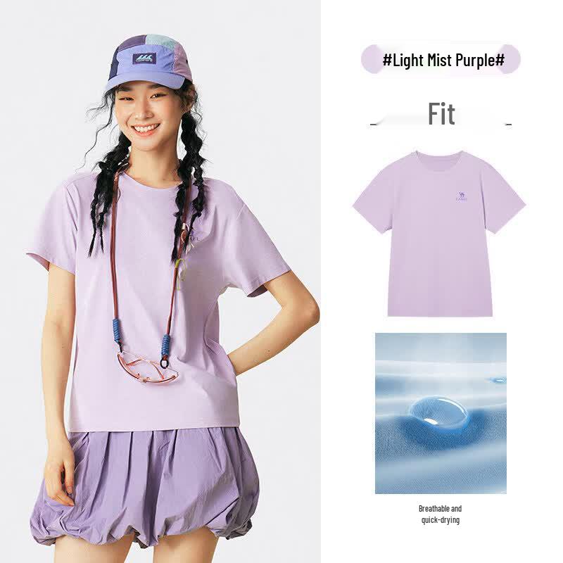 Camel Women s Crew Neck Short Sleeve T-Shirt