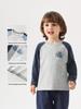 European Boys' Pure Cotton Long-Sleeve T-shirt, New Spring 2026 Toddler & Baby Base Layer