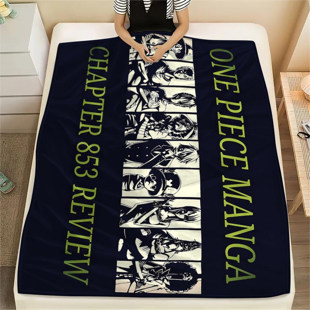 One Piece character Print Flannel Blanket,High quality Comfortable for All Seasons,Home Decor,Warmth and Comfort,Perfect for Christmas Gifts