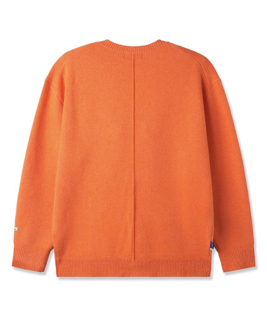 BAKKEN Soft Wool Round Knit Bk8937_Orange